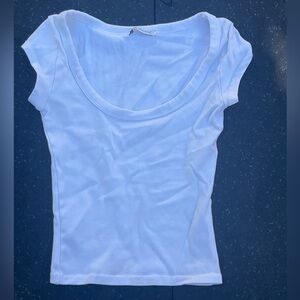 Zara White Short Sleeve Tee